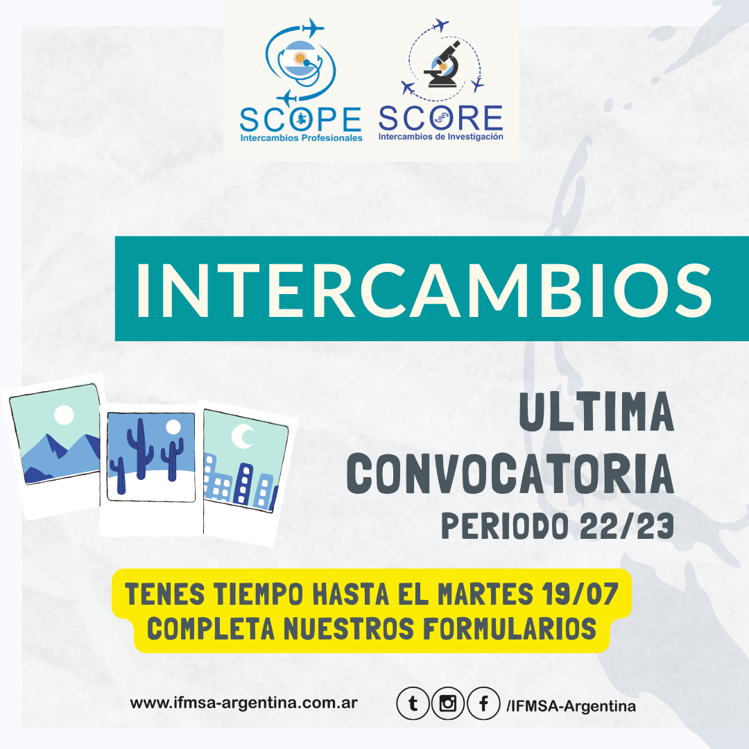 Ultima convocatoria Ultima convocatoria